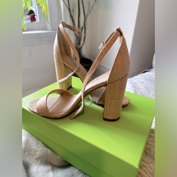 Sam Edelman YARO BLEACHED BEECHWOOD/BASKETWEAVE SHOE - Picture 1 of 7